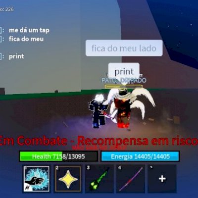 Conta roblox (blox fruita e mais)