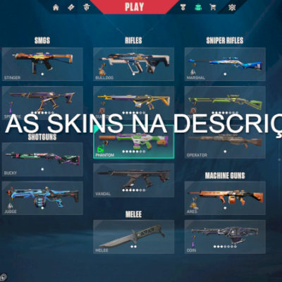 VENDO CONTA DE VAVA COM SKINS QUE NAO VOLTAM +2K GASTOS, conta pessoal.