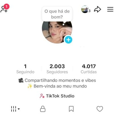 CONTA TIK TOK 2K DE SEG E 4K DE CURTIDAS (SHOP DAQUI A 30 DIAS) CONTAS TIK TOK