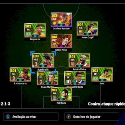 Conta efootball pc steam com cartas raras