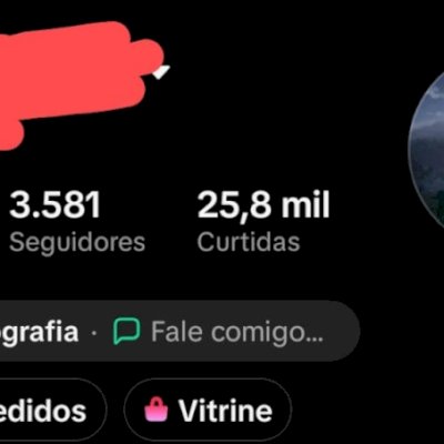 Conta com tiktok shop 3400 seguidores reais