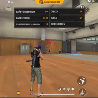 Sensibilidade+Configuração de emulador free fire