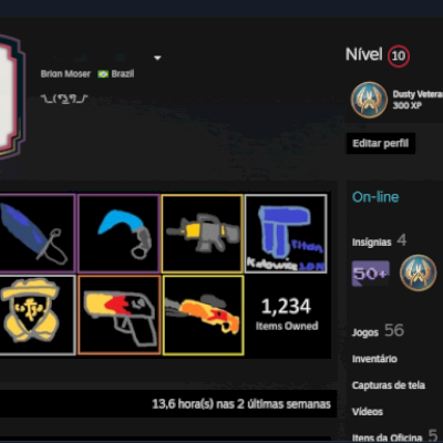 CONTA STEAM COM PRIME CS E 50+ JOGOS
