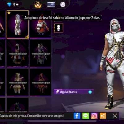 Conta free fire antiga