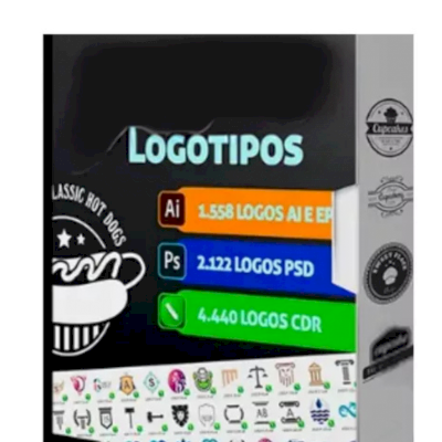 Pack De 8.000 Logotipos Editáveis