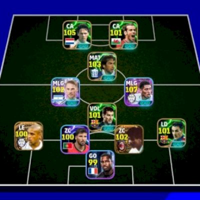 Conta Efootball Bellingham 107 + Van Basten 105 + Bale blitz com força 3157