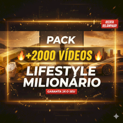 📦 +2k Videos Lifestyle Milionário – O Pacote Definitivo para seu Canal Dark