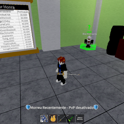 Conta Level Max Blox Fruits - Muito Fragmento - God Human Masterizado