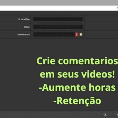 Programa HX crie comentarios em seus videos!