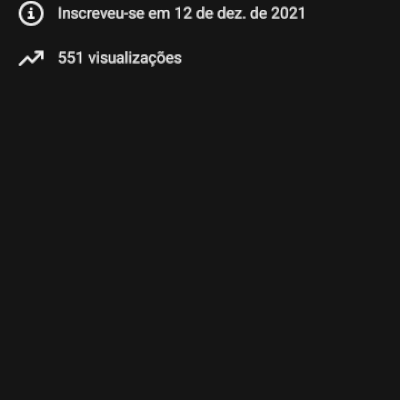 Canal YouTube EUA (2021) – 95 Subs – Não Monetizado – Ideal p/ Canal Dark