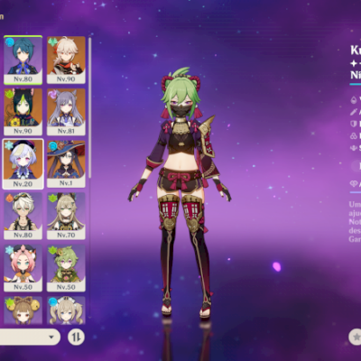 CONTA AR56 NAHIDA, FURINA, RAIDEN, KAZUHA ... ETC