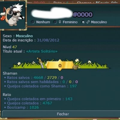 conta de 2012 nivel 47 com algumas skins 1K de bootcamp