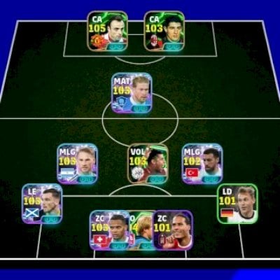 CONTA EFOOTBALL! 3186 DE FORÇA COLETIVA + CRAQUES 105/104/103