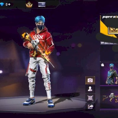 CONTA COM FURIA SOBRE RODAS + AGUIA RUBLIA + ASA DELTA NOVE CALDA + EMOTE NARUTO