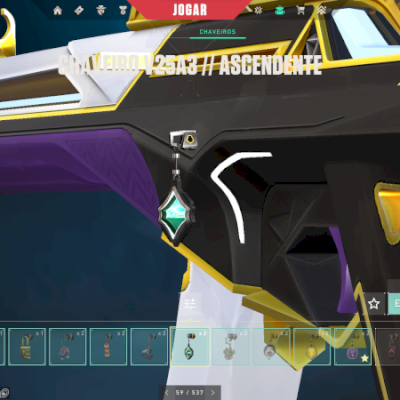 Conta ASCENDENTE Valorant / Conta league of legends