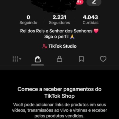 ✅️. VENDO ESTÂ CONTA DO TIK TOK COM SHOP DOCUMENTO E IDENTIDADE EM BRANCO ✅️