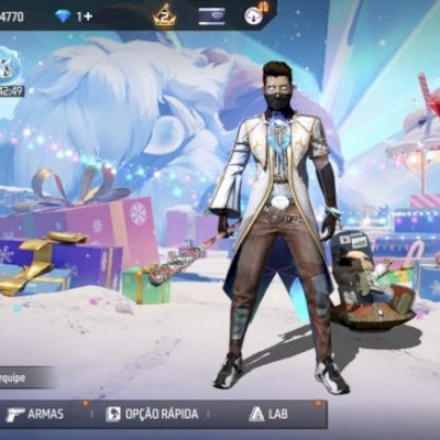 Conta de Free Fire, Nível 54, com prime 4