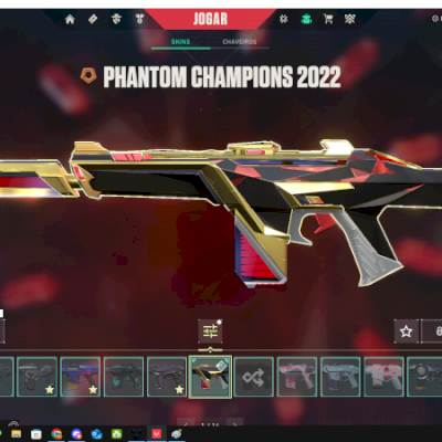 conta valorant com diversas skins, e-mail de confirmação + Conta lol