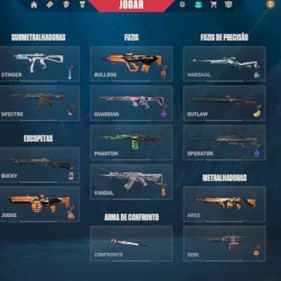 Conta de valorant leva 74