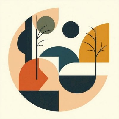 Coleção de Estampas Geométricas Abstratas para Camisetas