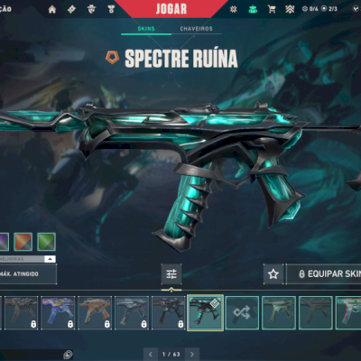 conta valorant varias skins