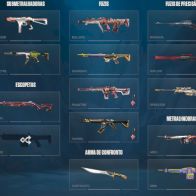 Conta de 4 anos e mais de 3mil em skins e passe e todos os agentes desbloqueados