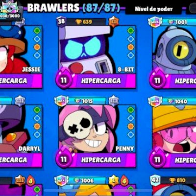 CONTA FULL !! 40 HIPERCARGAS+ 300 GEMAS+ 150 SKINS