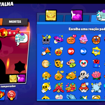 Conta Brawl Stars 50K+, conta de 2017 MESTRE Várias skins lendárias e míticas.