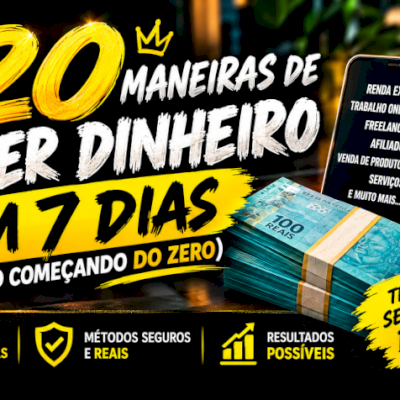 120 Maneiras de Fazer Dinheiro em 7 Dias (Mesmo Começando do Zero)
