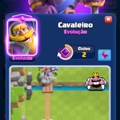 conta com Evoluções, arena 19/20, torre do rei nvl 13,emblema de 4 anos