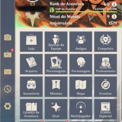 Genshin Impact Account Rank 60 America