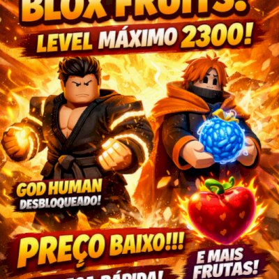 CONTA BLOX FRUITS LVL MAX + GODHUMAN + BUDDHA
