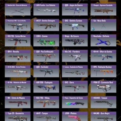 Conta cod da primeira temporada com itens exclusivos