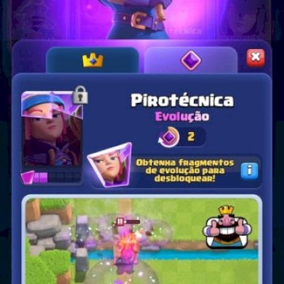 CONTA CLASH ROYALE 8 ANOS