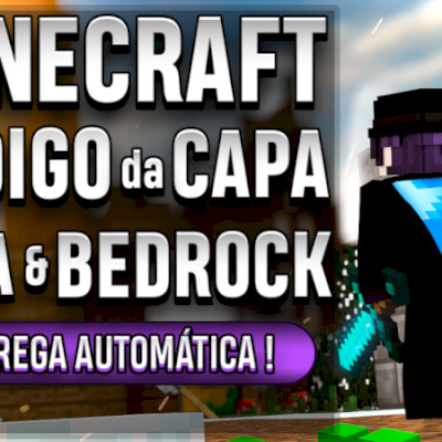 🔥 80% OFF — Capa HOME Oficial Minecraft | JAVA & BEDROCK • Envio Automático!