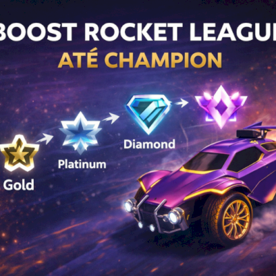 PROMOÇÃO!!! Boost de rank Rocket league ate champion 2 (2v2)