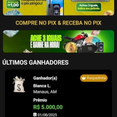 Script PHP SISTEMA DE RASPADINHA