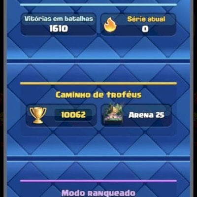 Conta Clash Royale 10.062 Troféus | Arena 25 | Lv 45 | 10 Evo | 3 Hero | 3 Anos