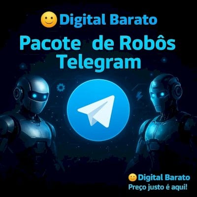 🧠🚀📈✅Pacote Poderoso de Robôs Telegram 🤖 Automatize Tudo!