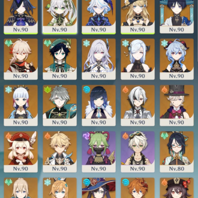 Conta AR 60 com Nahidac2 +assinatura e MUITOS personagens + Conta star rail