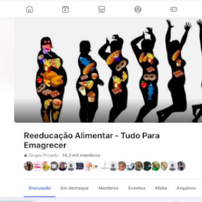 Grupo facebook nicho de emagrecimento 14 mil membros