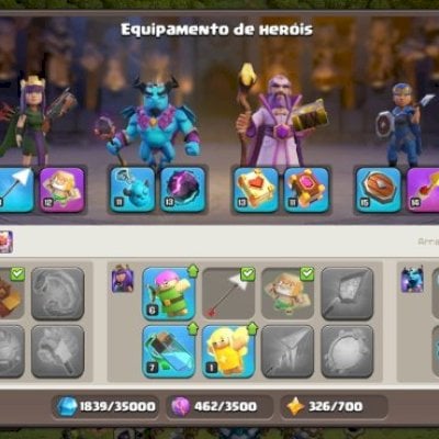 Vendo conta de Clash of clans cv 13 recém
