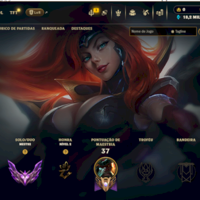 CONTA MESTRE LOL 67% WINRATE