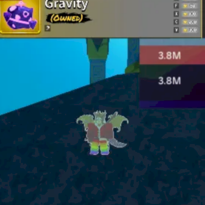 CONTA DE BLOX FRUITS COM GRAVITY PERM, DARK BLADE E GAMEPASSES,+