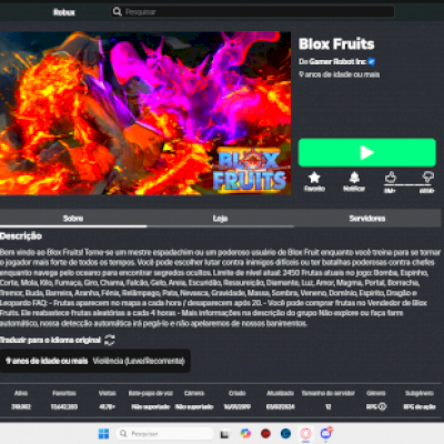 Conta bounty-hunter (Blox Fruits)