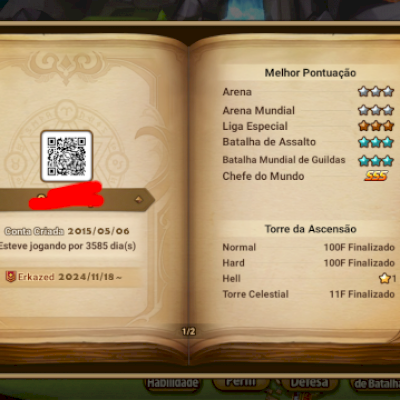 Conta com vários naturais 5* e todo Pve no automático (promoção tempo limitado)