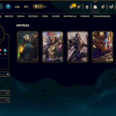 Prata 2 com 120 Champs e 54 Skins ( ADC / MID )