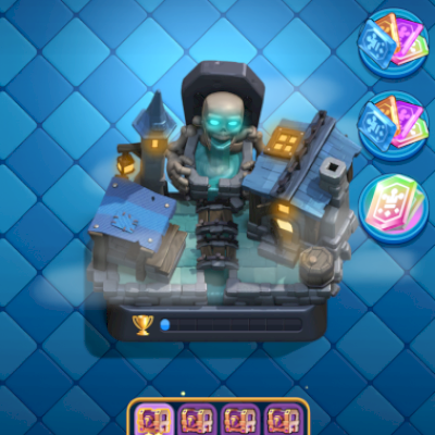 Conta Arena 12 - 3800+ troféus última fornalha evoluída de fim de ano