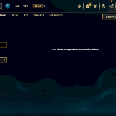 Conta esmeralda com todos champs, 165 skins e nível 429