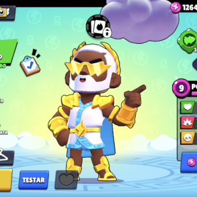 Conta de Brawl com skins raras e passe antigo